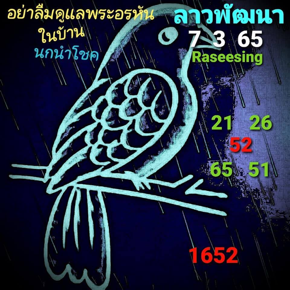 แนวทางหวยลาว 7/3/65 ชุดที่ 2