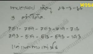 แนวทางหวยฮานอย 24/3/65 ชุดที่ 11