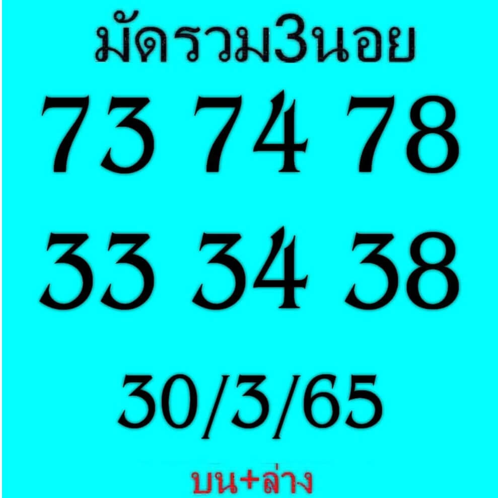 แนวทางหวยฮานอย 30/3/65 ชุดที่ 14