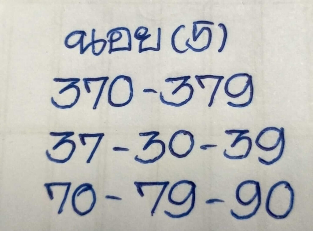 แนวทางหวยฮานอย 5/3/65 ชุดที่ 13