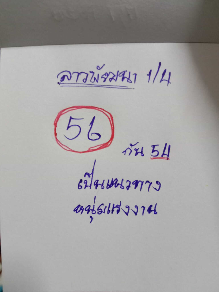 แนวทางหวยลาว 1/4/65 ชุดที่ 15