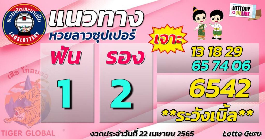 แนวทางหวยลาว 22/4/65 ชุดที่ 3