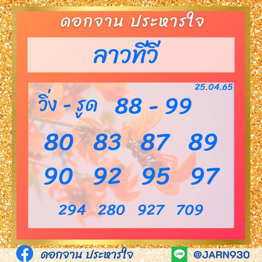 แนวทางหวยลาว 25/4/65 ชุดที่ 11