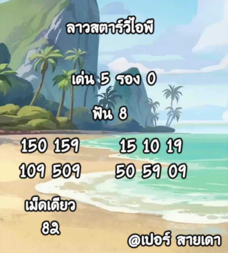 แนวทางหวยลาว 8/4/65 ชุดที่ 2