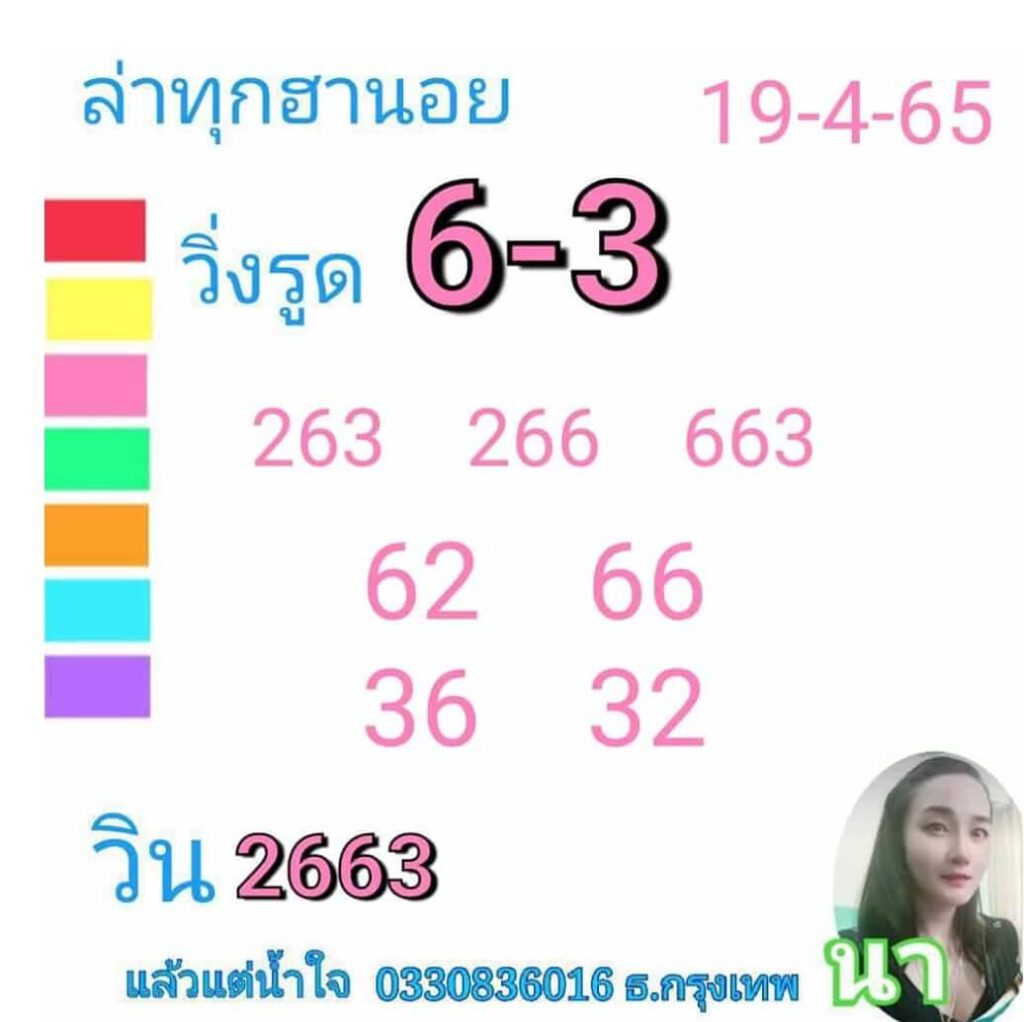 แนวทางหวยฮานอย 19/4/65 ชุดที่ 3