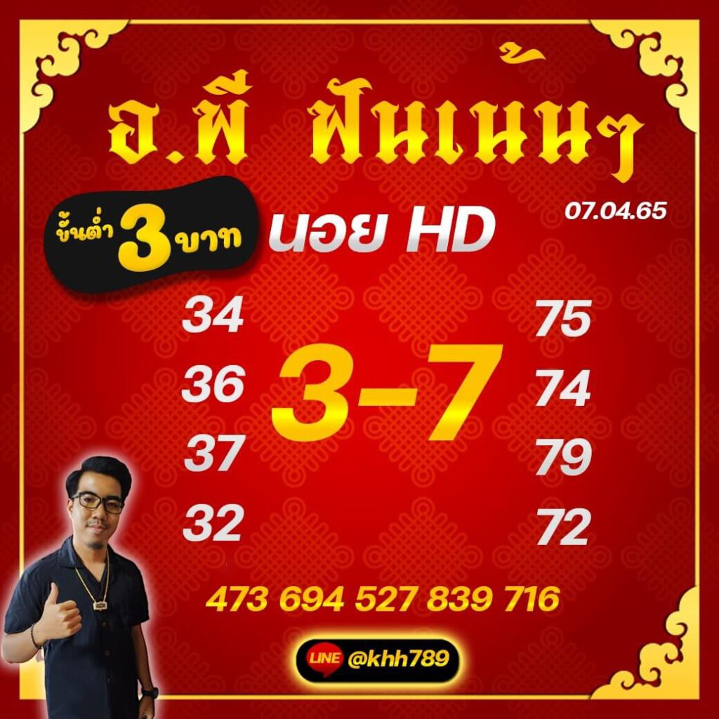 แนวทางหวยฮานอย 7/4/65 ชุดที่ 19