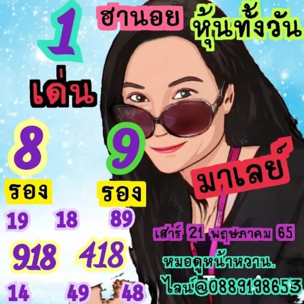 แนวทางหวยมาเลย์ 21/5/65 ชุดที่ 10