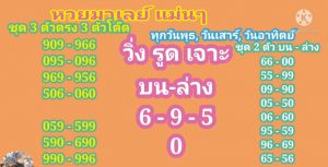 แนวทางหวยมาเลย์ 7/5/65 ชุดที่ 14