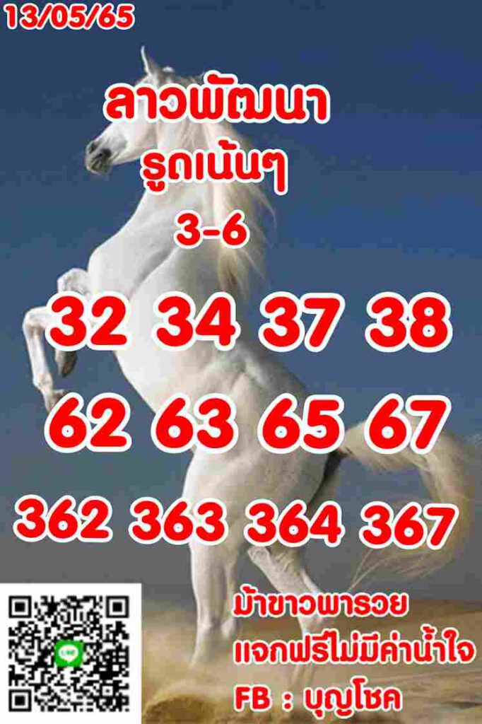 แนวทางหวยลาว 13/5/65 ชุดที่ 2