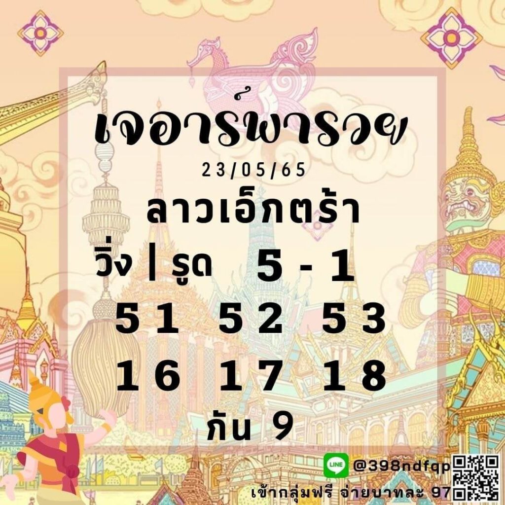 แนวทางหวยลาว 23/5/65 ชุดที่ 5