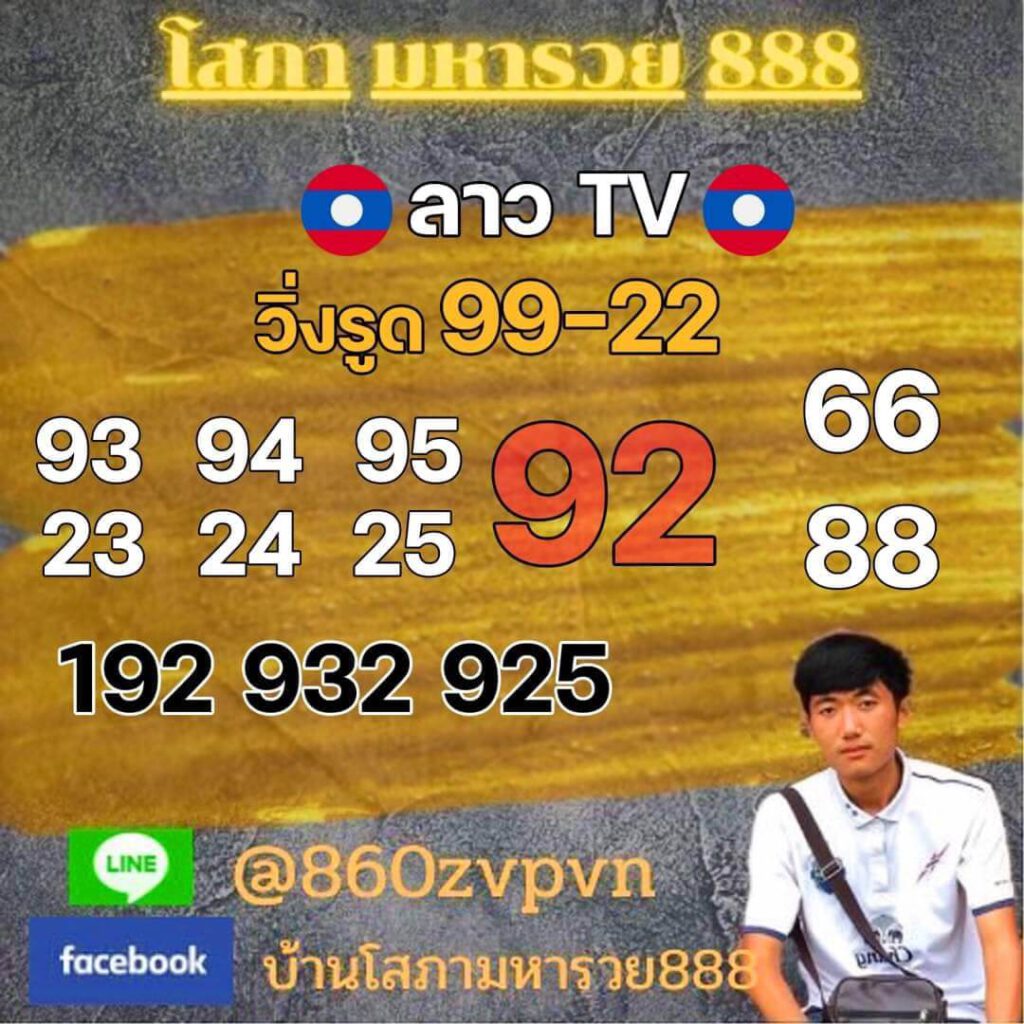 แนวทางหวยลาว 27/5/65 ชุดที่ 7