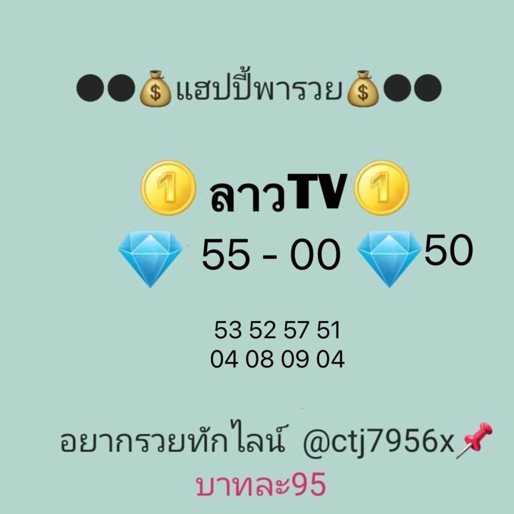 แนวทางหวยลาว 30/5/65 ชุดที่ 17