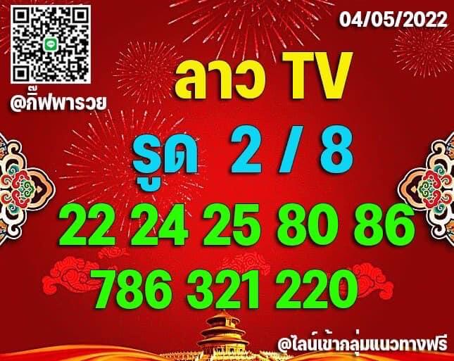 แนวทางหวยลาว 4/5/65 ชุดที่ 13