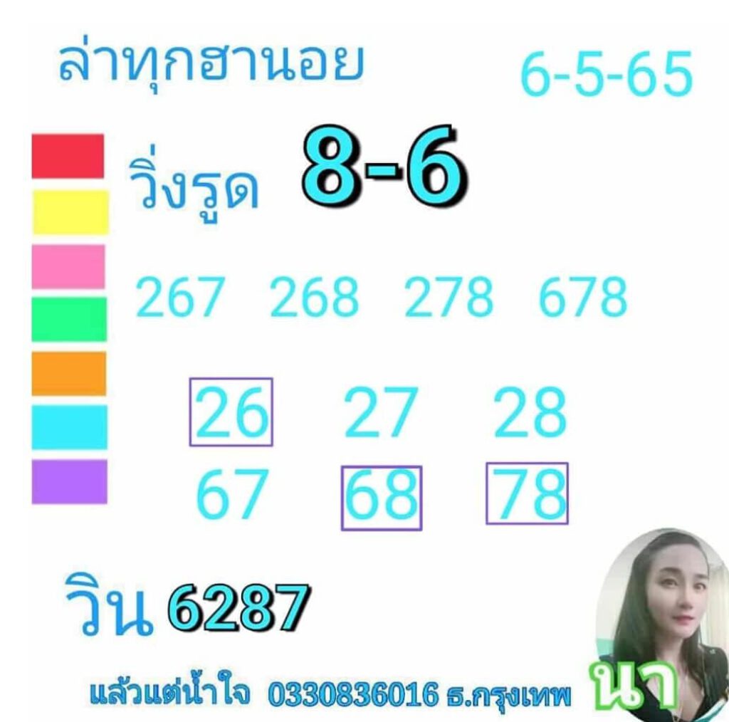 แนวทางหวยฮานอย 6/5/65 ชุดที่ 11