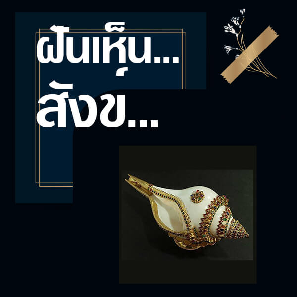 ทำนายฝันเห็นสังข์