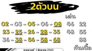 แนวทางหวยมาเลย์ 1/6/65 ชุดที่ 9