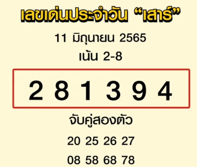 แนวทางหวยมาเลย์ 11/6/65 ชุดที่ 19