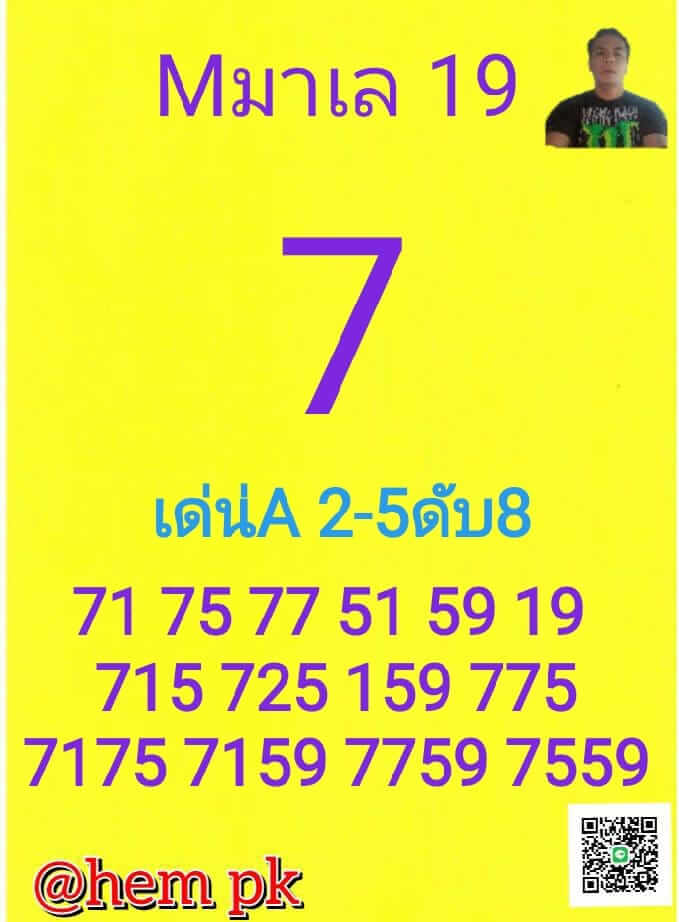 แนวทางหวยมาเลย์ 19/6/65 ชุดที่ 5