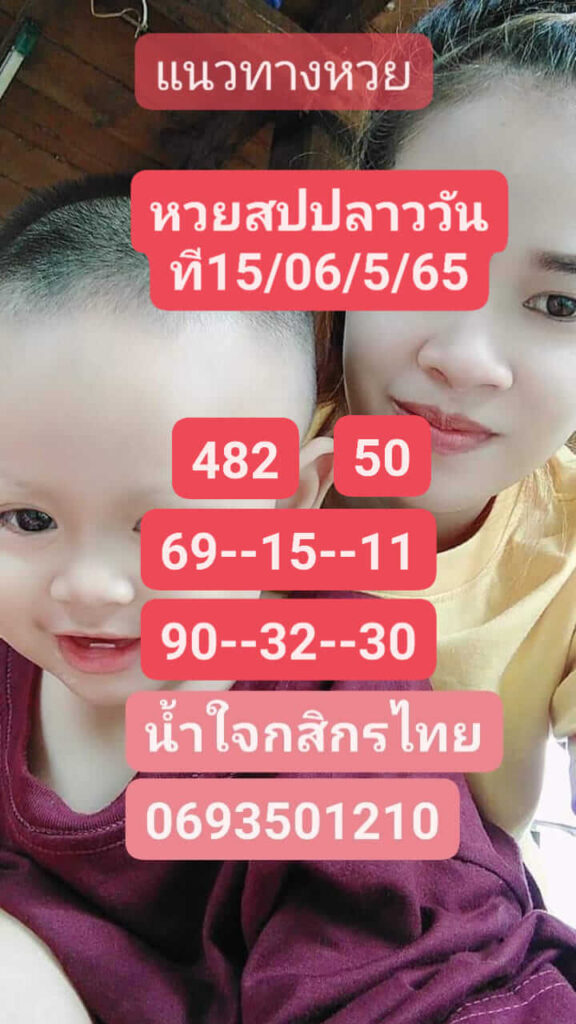 แนวทางหวยลาว 15/6/65 ชุดที่ 6