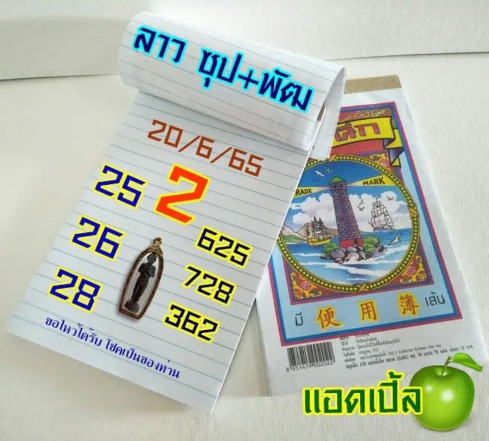 แนวทางหวยลาว 20/6/65 ชุดที่ 12