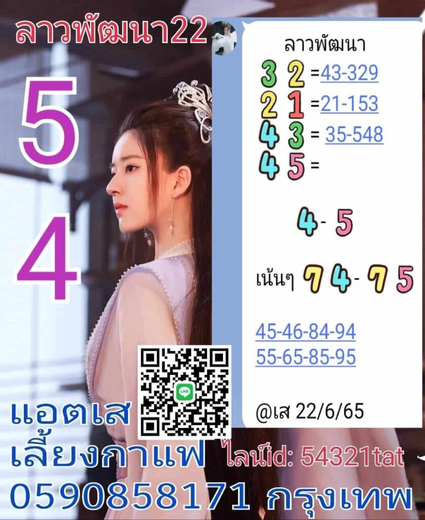 แนวทางหวยลาว 22/6/65 ชุดที่ 9