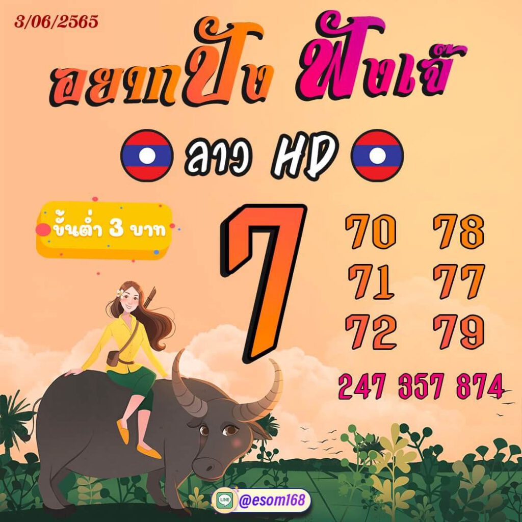 แนวทางหวยลาว 3/6/65 ชุดที่ 2