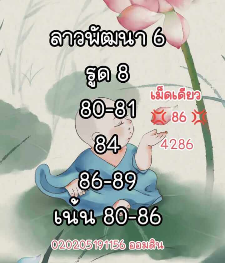 แนวทางหวยลาว 6/6/65 ชุดที่ 1