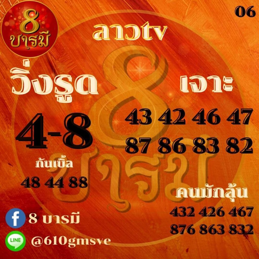 แนวทางหวยลาว 6/6/65 ชุดที่ 12