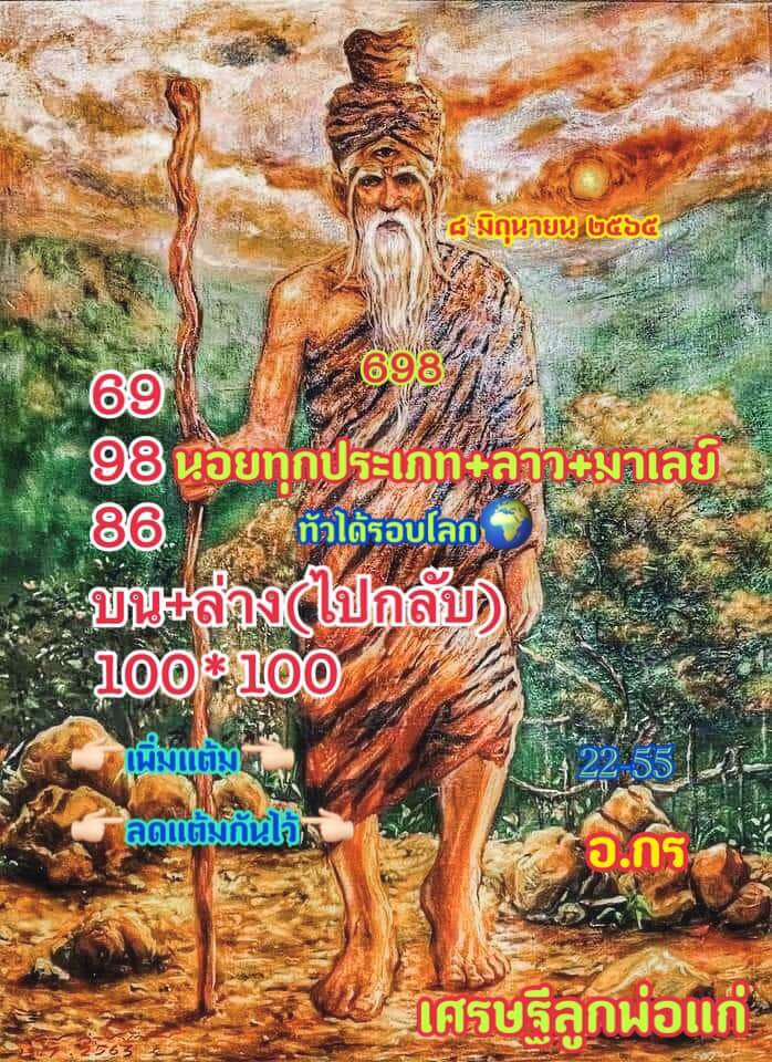 แนวทางหวยลาว 8/6/65 ชุดที่ 15