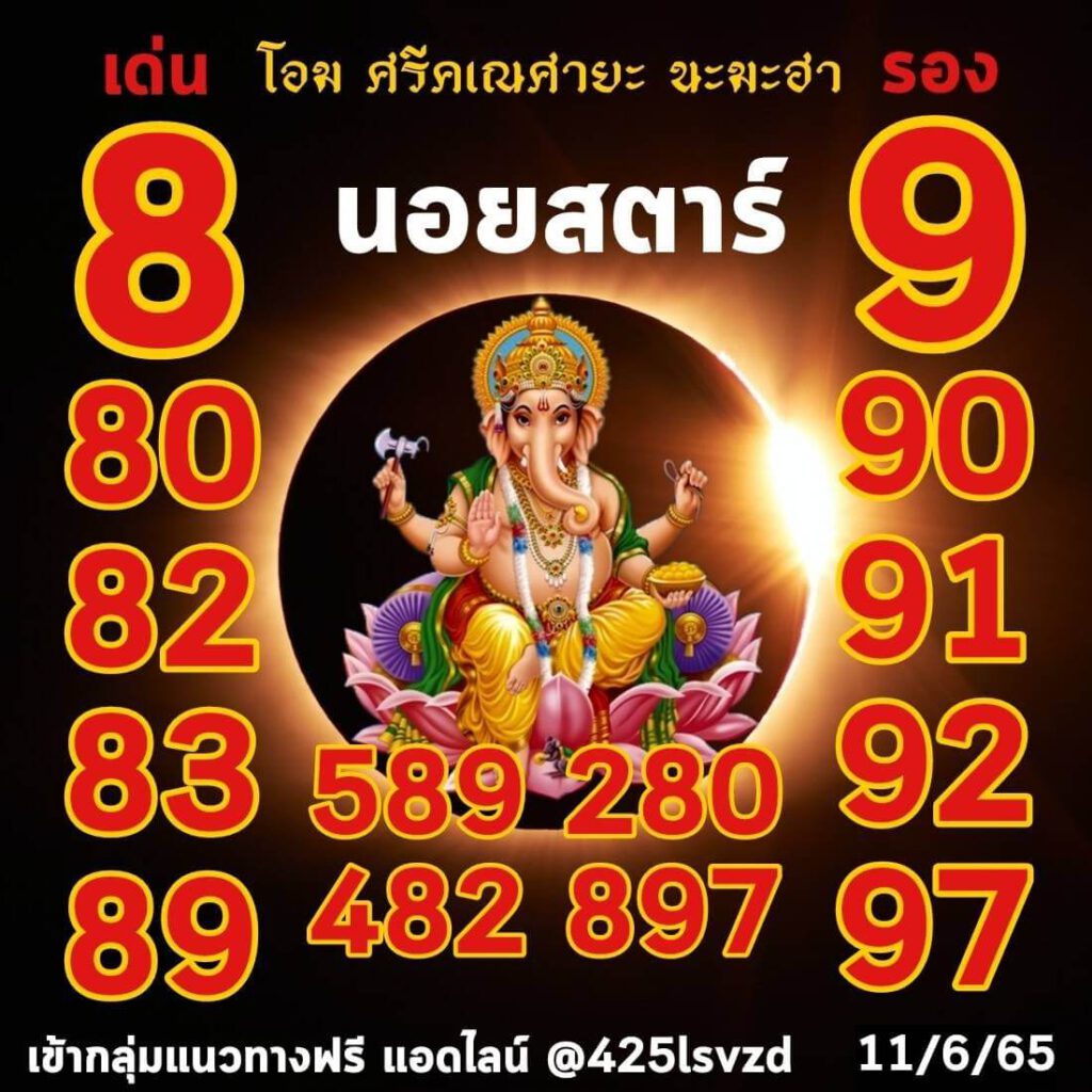 แนวทางหวยฮานอย 11/6/65 ชุดที่ 10