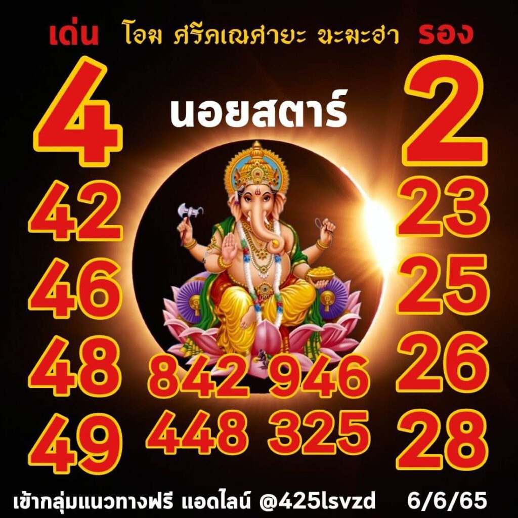 แนวทางหวยฮานอย 6/6/65 ชุดที่ 14