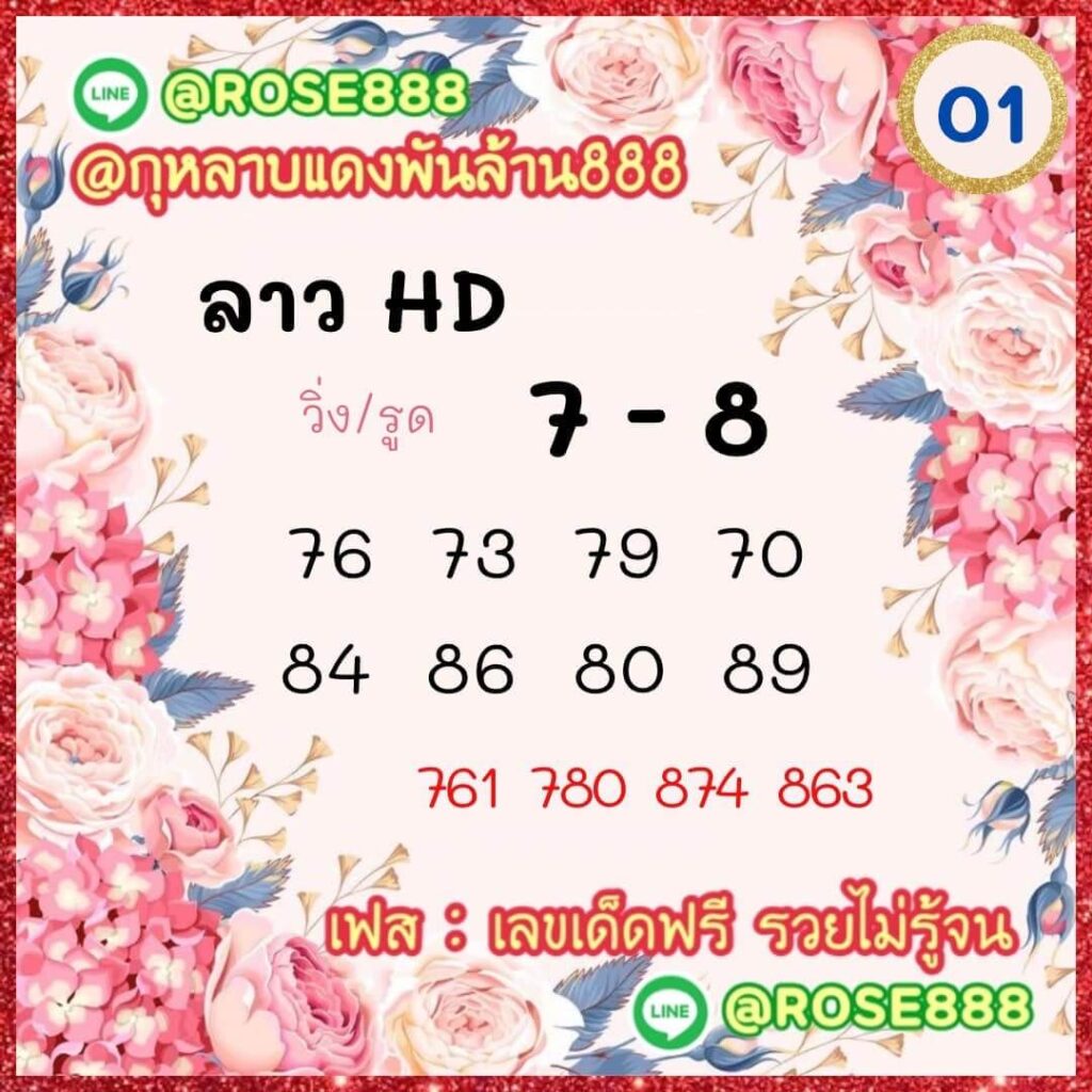 แนวทางหวยลาว 1/7/65 ชุดที่ 20