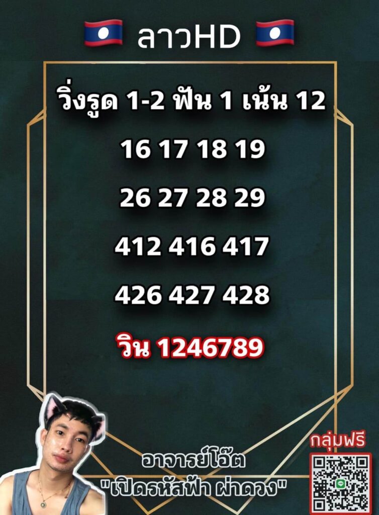 แนวทางหวยลาว 11/7/65 ชุดที่ 12