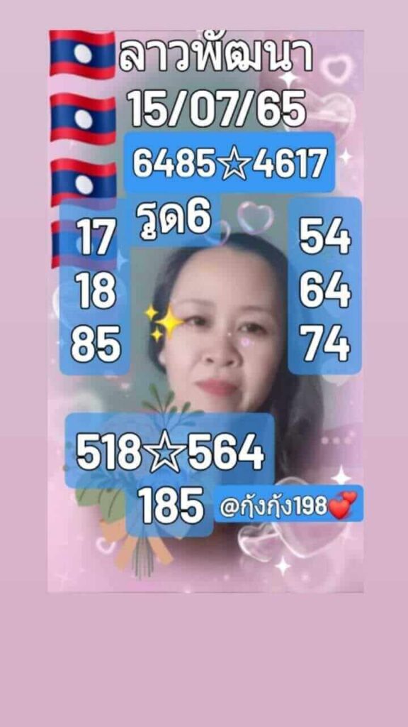 แนวทางหวยลาว 15/7/65 ชุดที่ 8