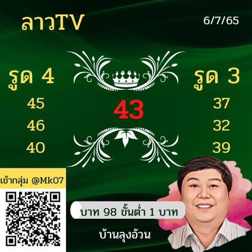 แนวทางหวยลาว 6/7/65 ชุดที่ 10