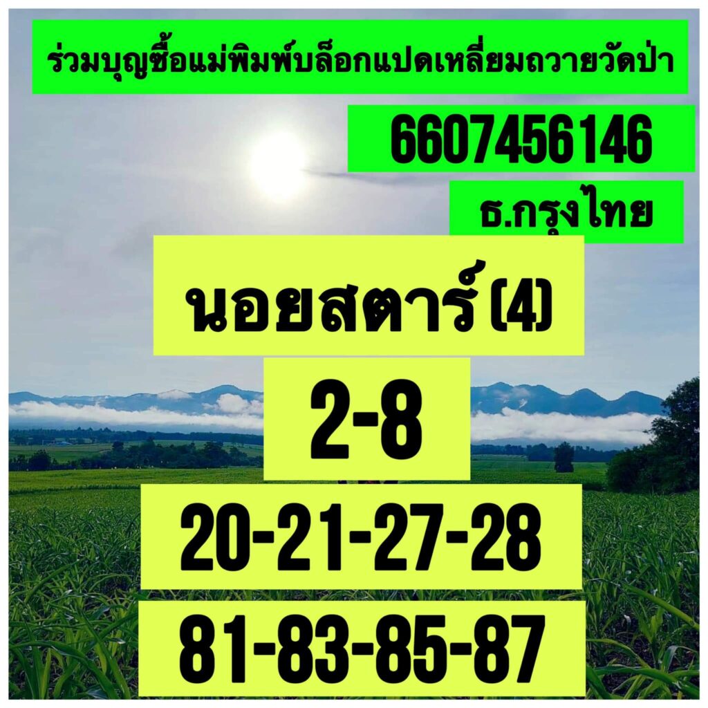 แนวทางหวยฮานอย 4/7/65 ชุดที่ 17