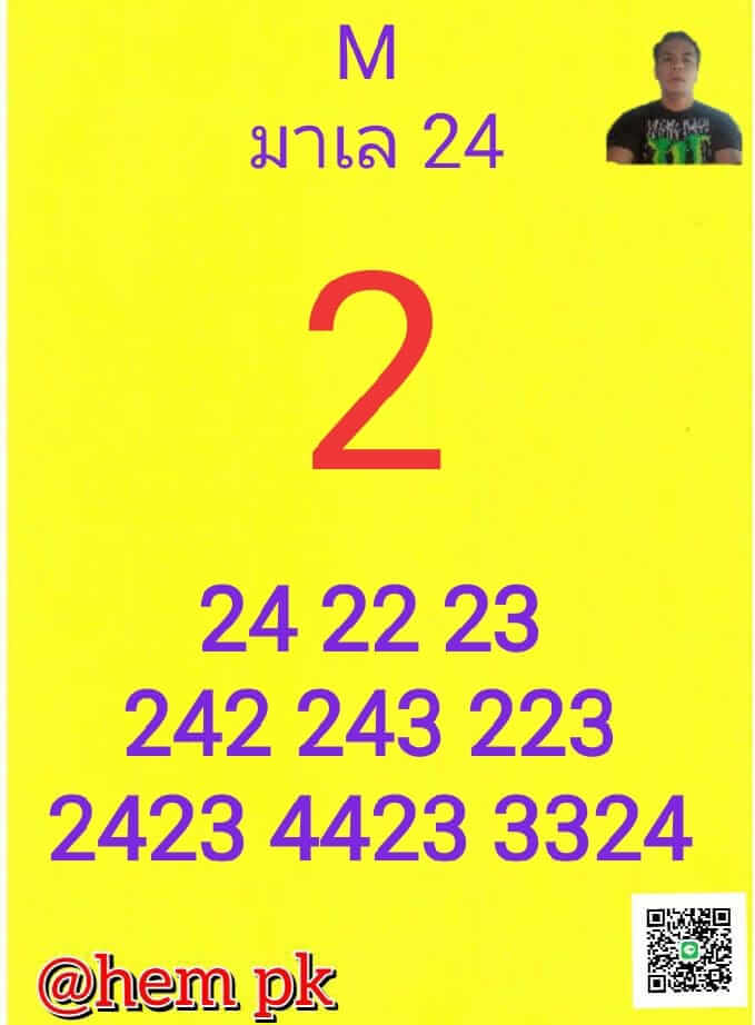 แนวทางหวยมาเลย์ 24/8/65 ชุดที่ 5