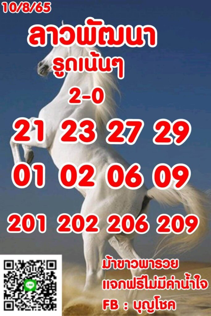 แนวทางหวยลาว 10/8/65 ชุดที่ 7