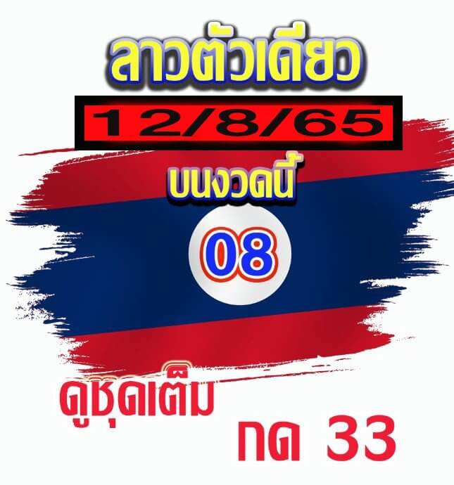 แนวทางหวยลาว 12/8/65 ชุดที่ 11