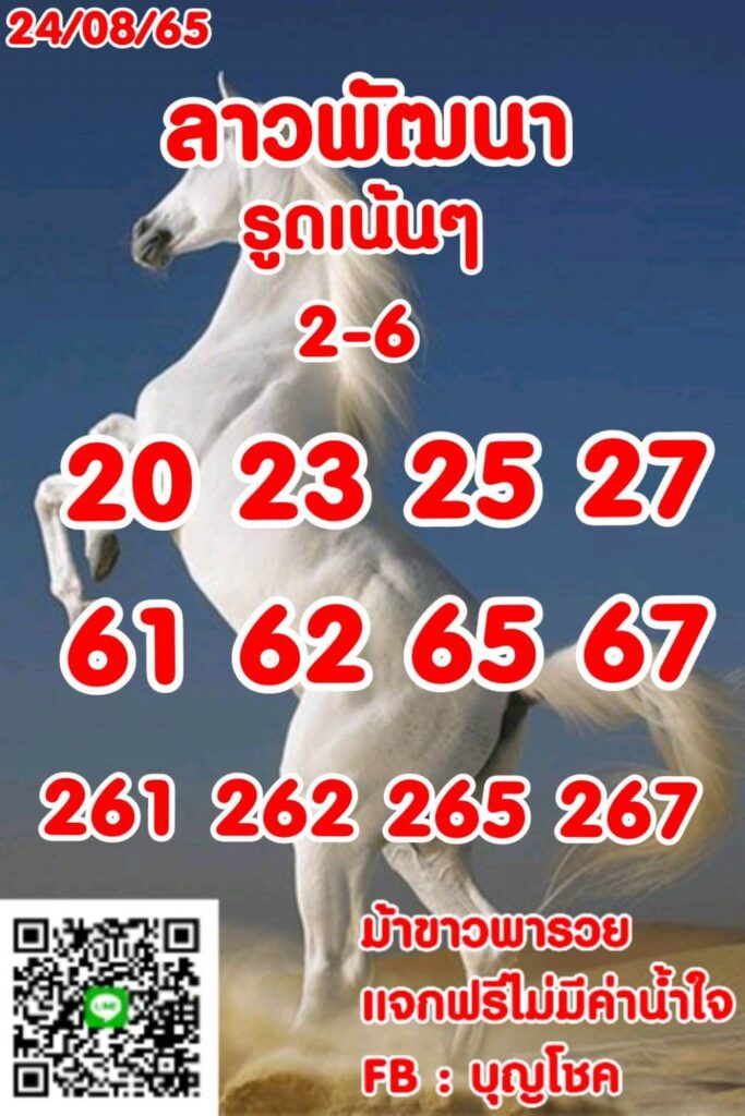 แนวทางหวยลาว 24/8/65 ชุดที่ 18