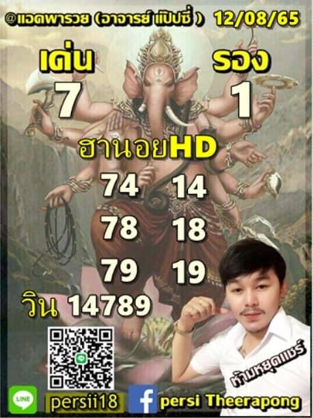 แนวทางหวยฮานอย 12/8/65 ชุดที่ 5