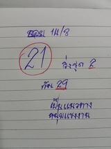 แนวทางหวยฮานอย 14/8/65 ชุดที่ 5