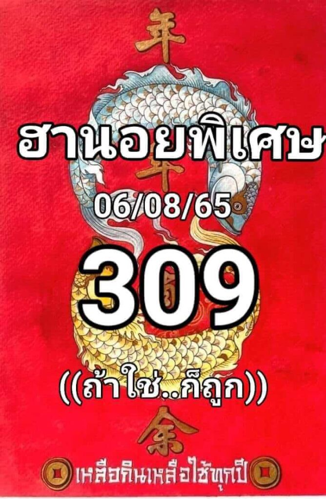 แนวทางหวยฮานอย 6/8/65 ชุดที่ 10