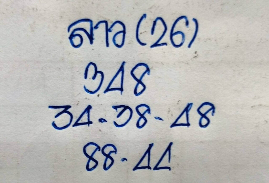 แนวทางหวยลาว 26/9/65 ชุดที่ 11