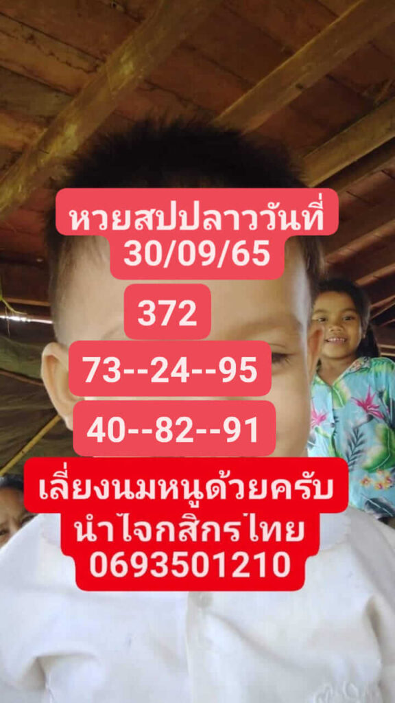 แนวทางหวยลาว 30/9/65 ชุดที่ 7