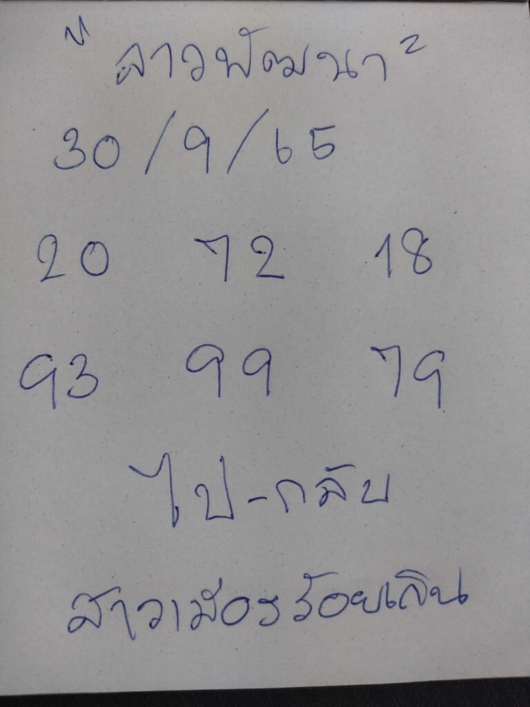 แนวทางหวยลาว 30/9/65 ชุดที่ 8