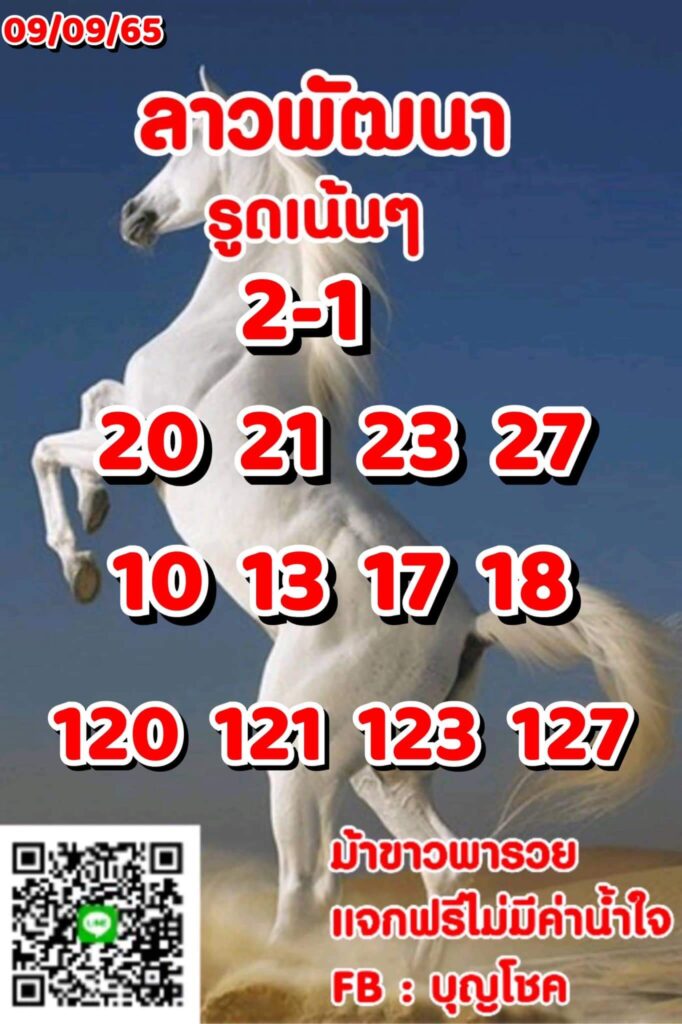 แนวทางหวยลาว 9/9/65 ชุดที่ 11