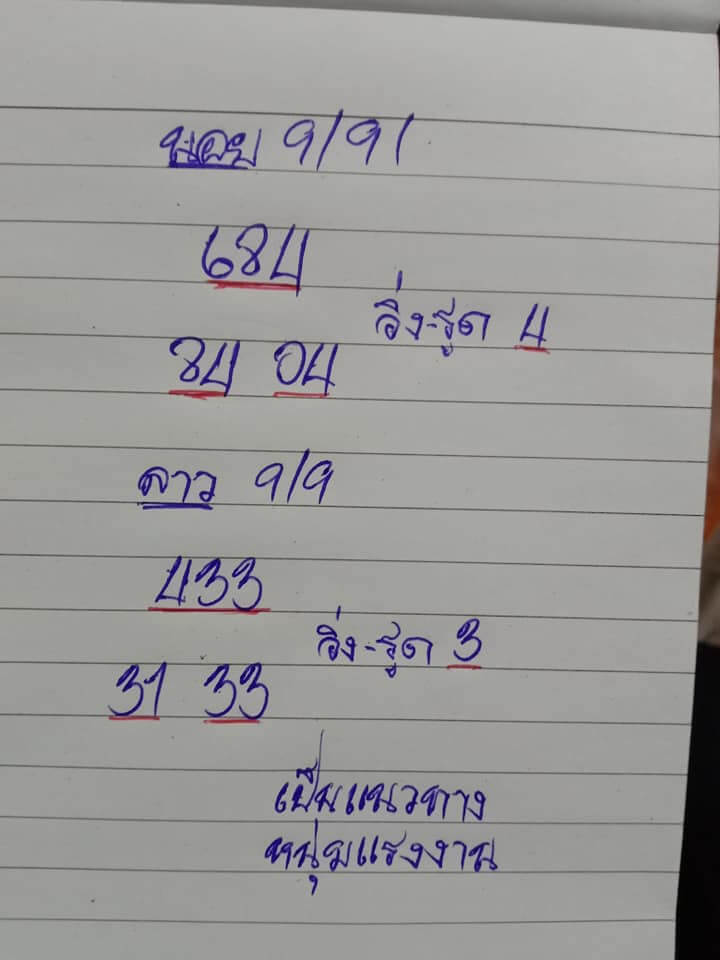 แนวทางหวยฮานอย 9/9/65 ชุดที่ 15