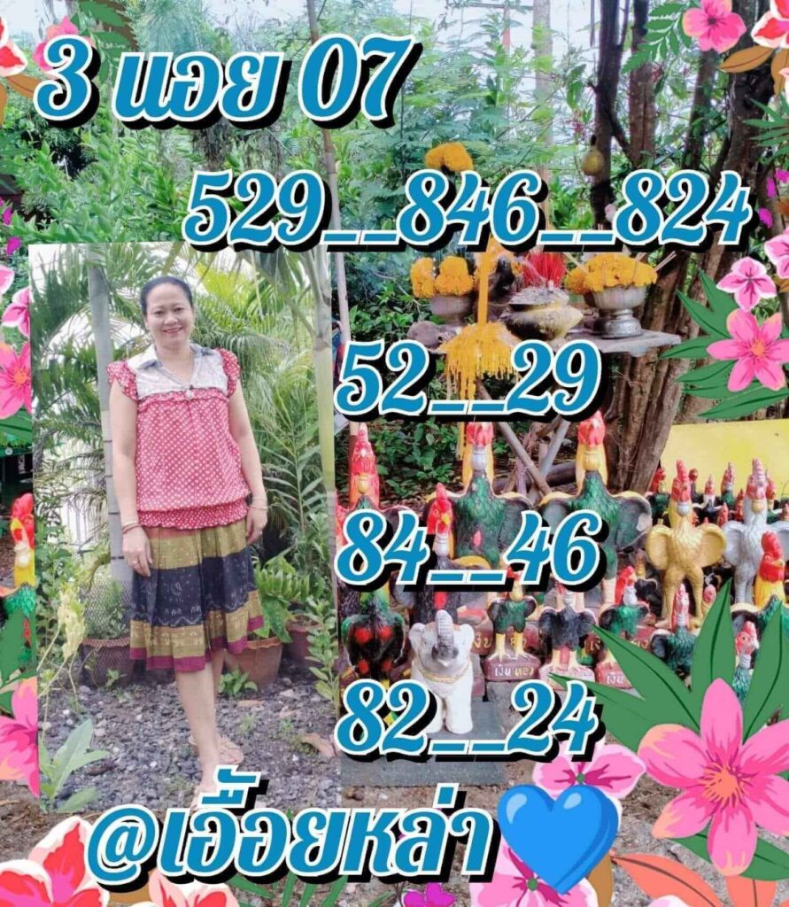 แนวทางหวยฮานอย 7/10/65 ชุดที่ 6