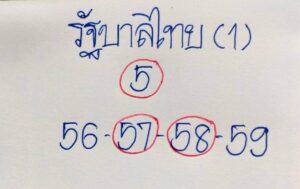 หวยเสือสิงห์บุรี 1/12/65